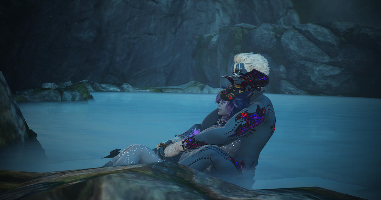 A night out in Kugane.