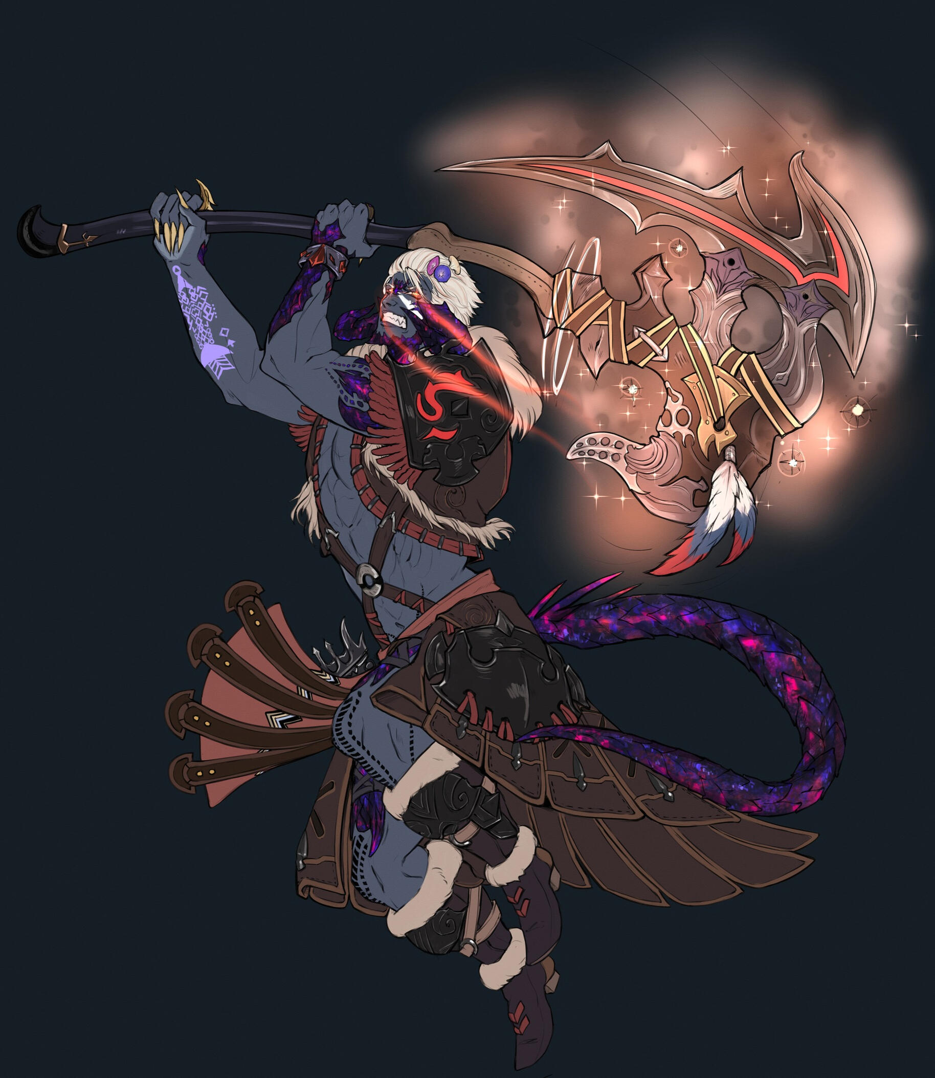 &quot;Warrior Rage&quot; Commision from @laundingo