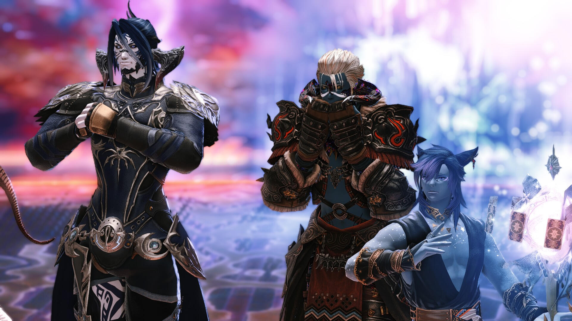 Vatii, Tazzire and Ind&#39;ra after a battle.